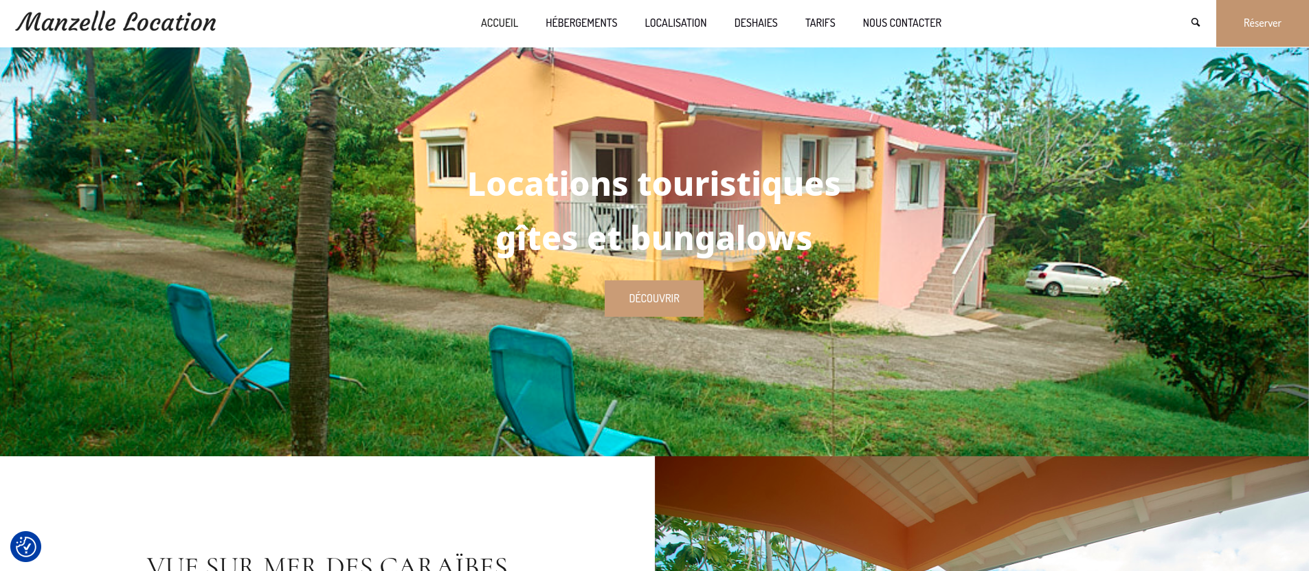 Creation site web Manzelle location